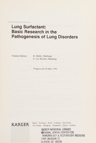 Lung surfactant