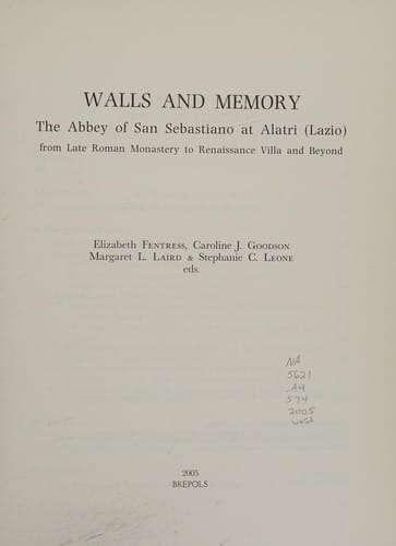 Walls and memory