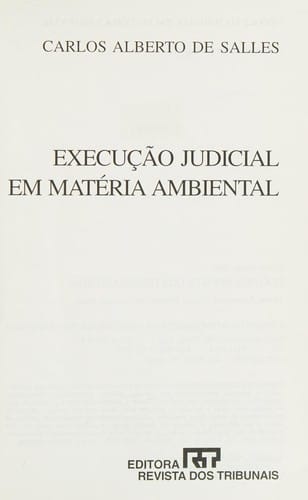 Execução judicial em matéria ambiental