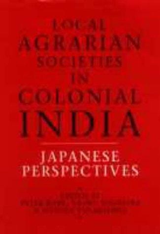 Local agrarian societies in colonial India