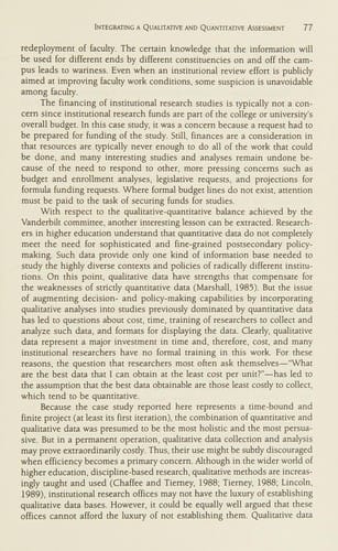 Using qualitative methods in institutional research