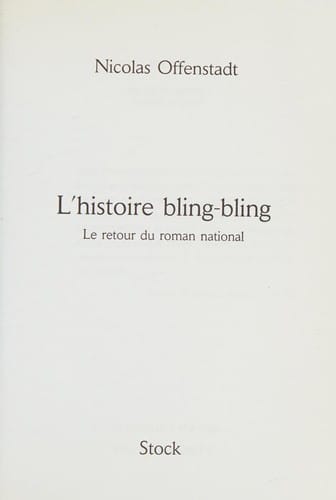 L'histoire bling-bling