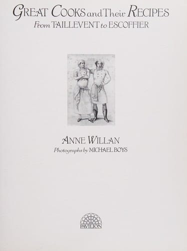 Great cooks and their recipes