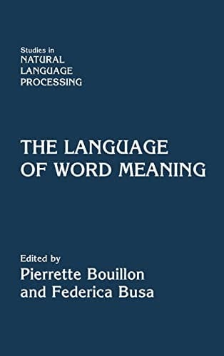 The language of word meaning