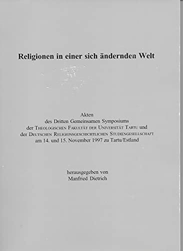Religionen in einer sich ändernden Welt