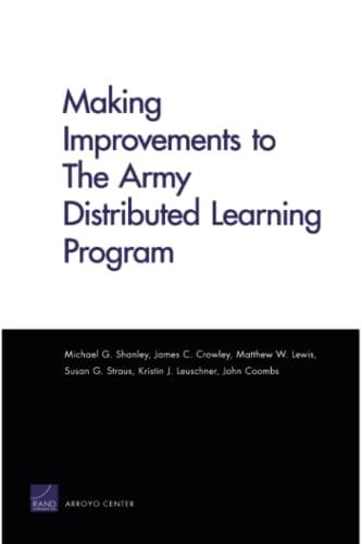 Making improvements to the Army distributed learning program