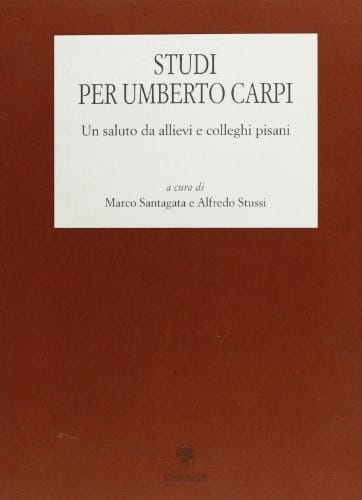 Studi per Umberto Carpi