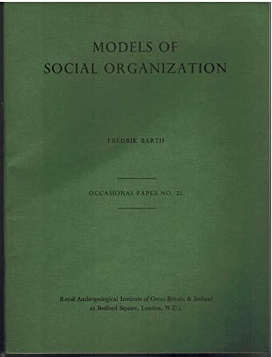 Models of Social Organization