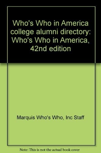 Who's Who in America college alumni directory