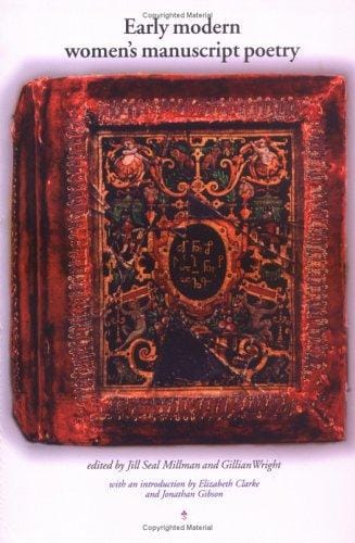 Early modern women's manuscript poetry