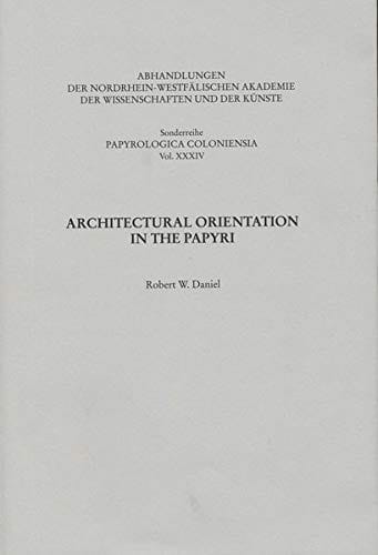 Architectural orientation in the papyri