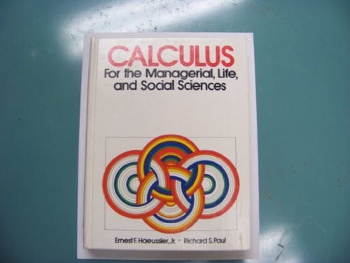 Calculus for the managerial, life and social sciences