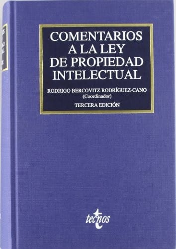 Comentarios a la Ley de propiedad intelectual