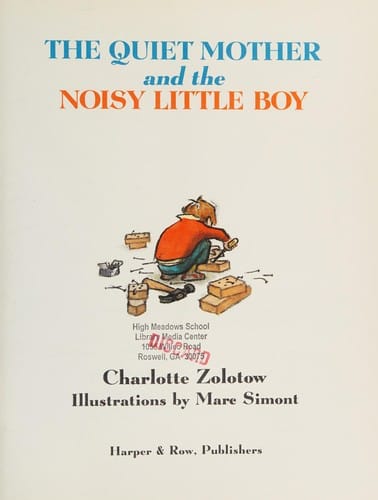 The quiet mother and the noisy little boy