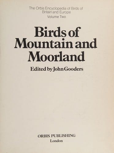 Birds of mountain and moorland
