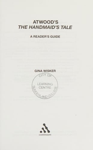 Atwood's The handmaid's tale