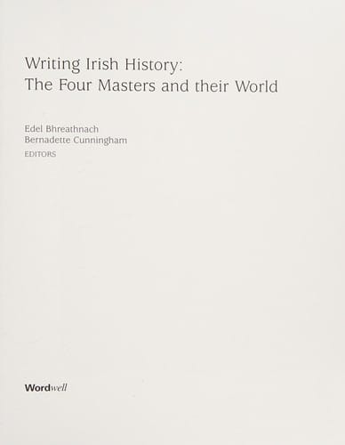 Writing Irish history
