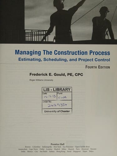 Managing the construction process