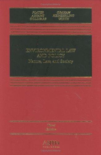 Environmental law and policy
