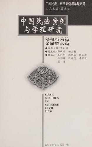 Zhongguo min fa an li yu xue li yan jiu
