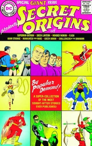 Special giant issue presents secret origins of Superman-Batman, Green Lantern, Wonder Woman, Flash, Adam Strange, Manhunter from Mars, Green Arrow, Challengers of the Unknown
