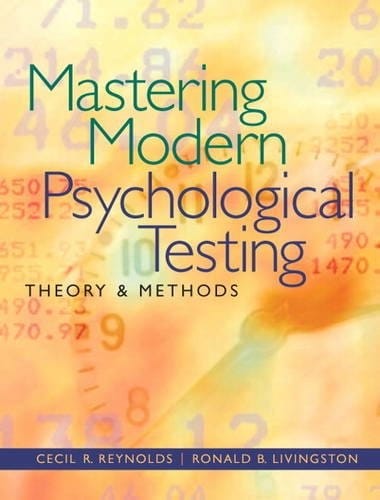 Mastering modern psychological testing