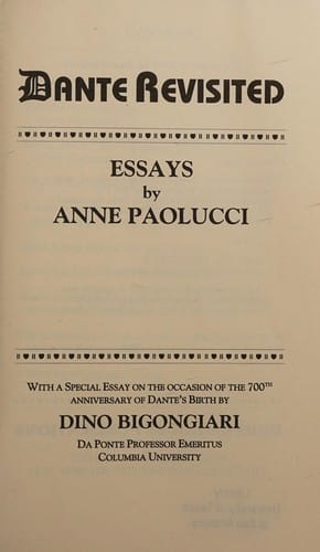 Dante revisited