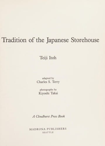 Kura, design and tradition of the Japanese storehouse