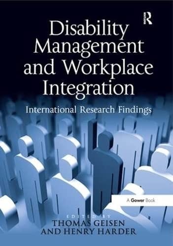 Disability management and workplace integration