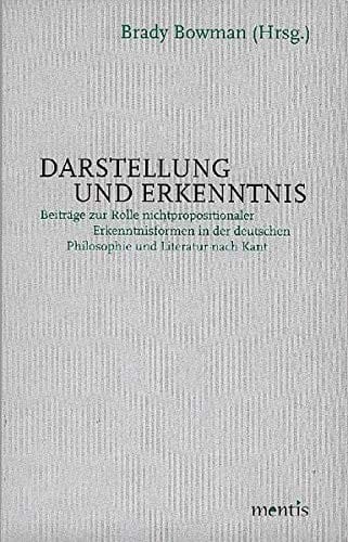 Darstellung und Erkenntnis