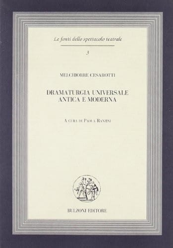 Dramaturgia universale antica e moderna