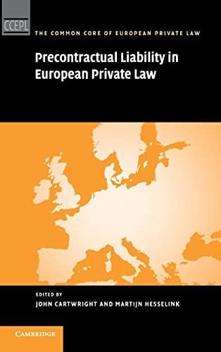 Precontractual liability in European private law