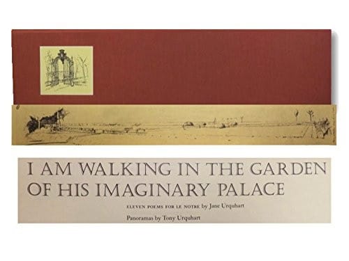 I am walking in the garden of his imaginary palace