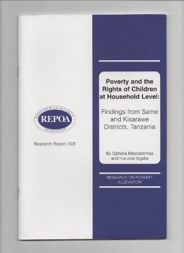 Poverty and the rights of children at household level