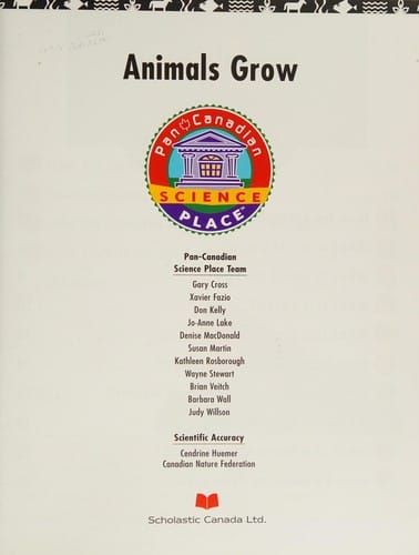 Animals grow