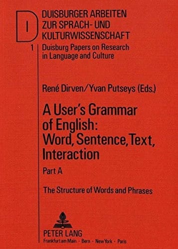 A User's grammar of English