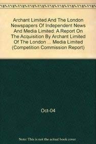 Archant Limited And The London Newspapers Of Independent News And Media Limited