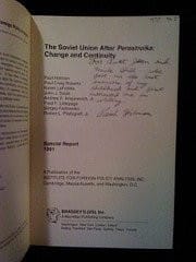 The Soviet Union after perestroika