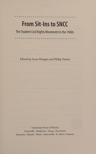 From sit-ins to SNCC