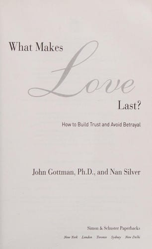 What makes love last?