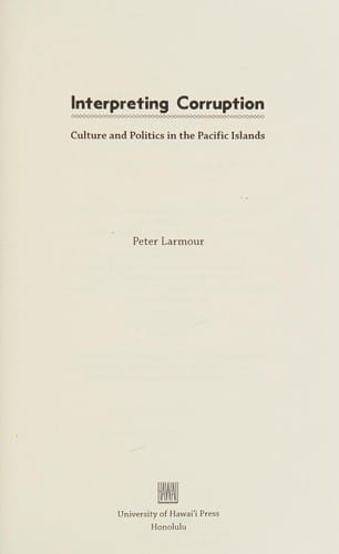 Interpreting corruption