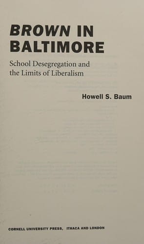 Brown in Baltimore