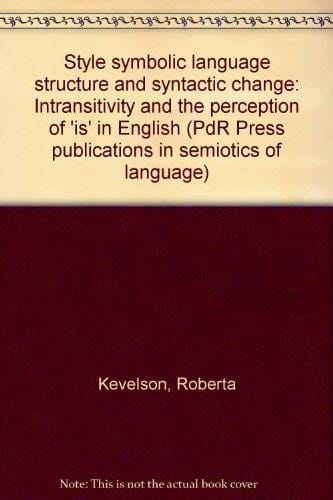 Style, symbolic language structure and syntactic change