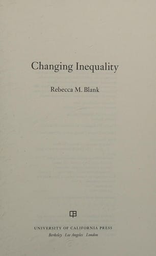 Changing inequality