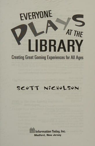 Everyone plays at the library