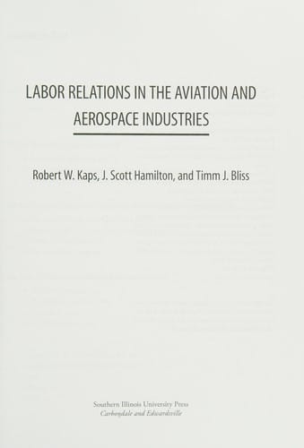 Labor relations in the aviation and aerospace industries
