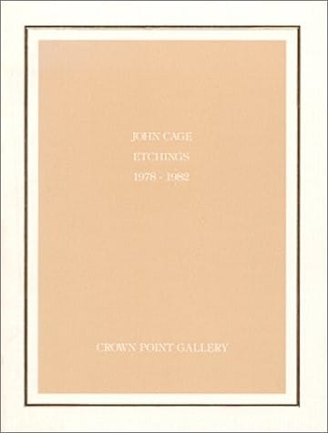 John Cage etchings 1978-1982