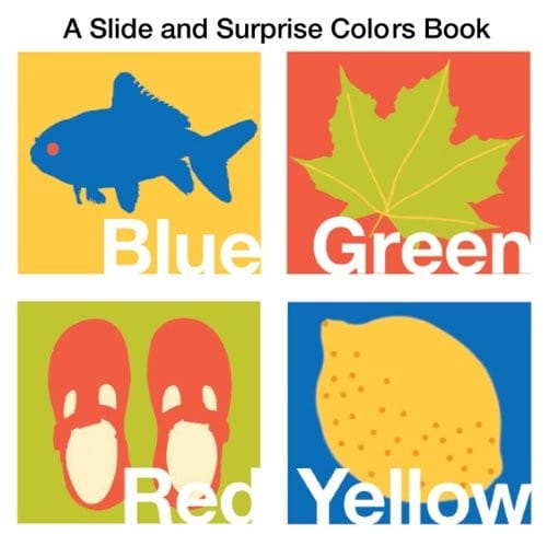 A slide and surprise colors book