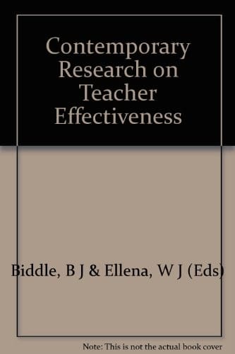 Contemporary research on teacher effectiveness
