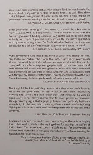 The public wealth of nations